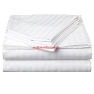 Saten Yollu Otel Çarşafı Çift Kişilik 83 Tel 240x280 cm (Sadece Çarşaf)