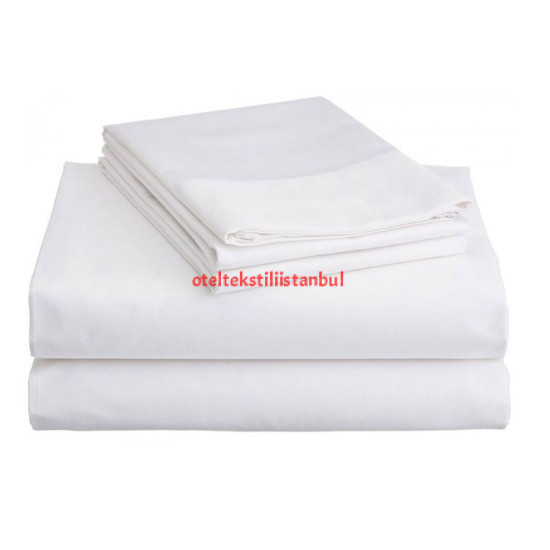 Otel Çarşafı Tek Kişilik 57 Tel 160x240 cm  (Sadece Çarşaf)