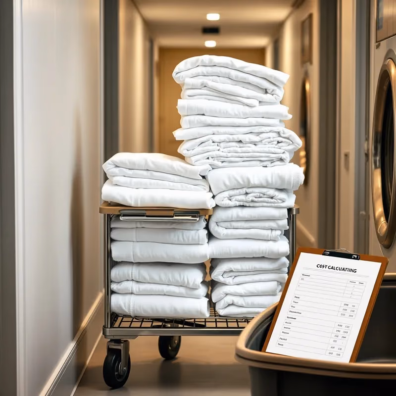 Otel Tekstili Toplam Maliyeti: Kumaşın Ucuzu Kaç Yıkama Turunda Pahalanır?